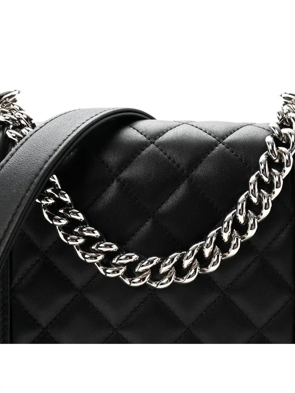 Chanel Calfskin Quilted North South Boy #325451C23B